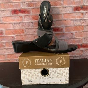 Italian Shoemakers Slides Sandals  Size 8